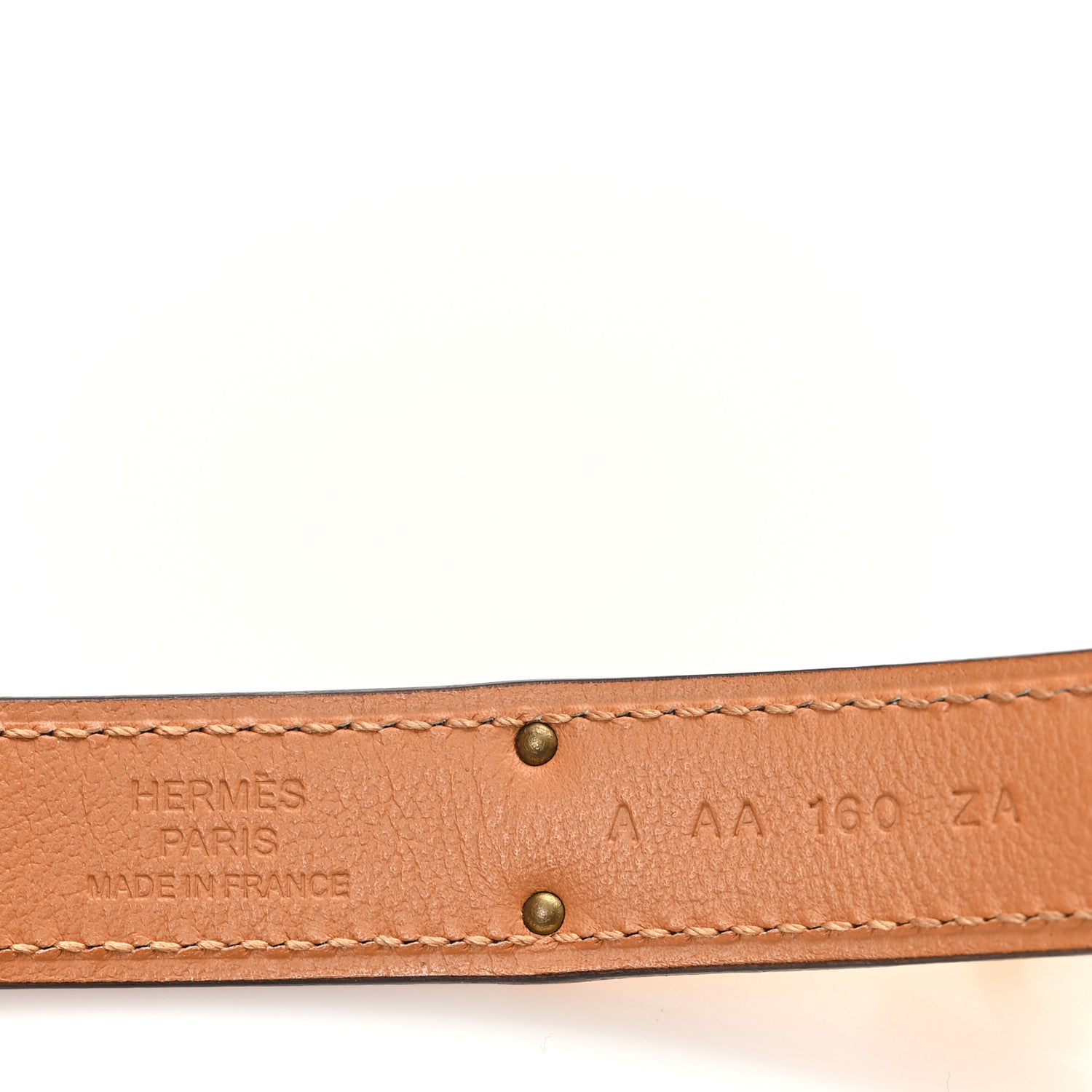 Hermes Epsom Kelly Belt Gold 3 of 4
