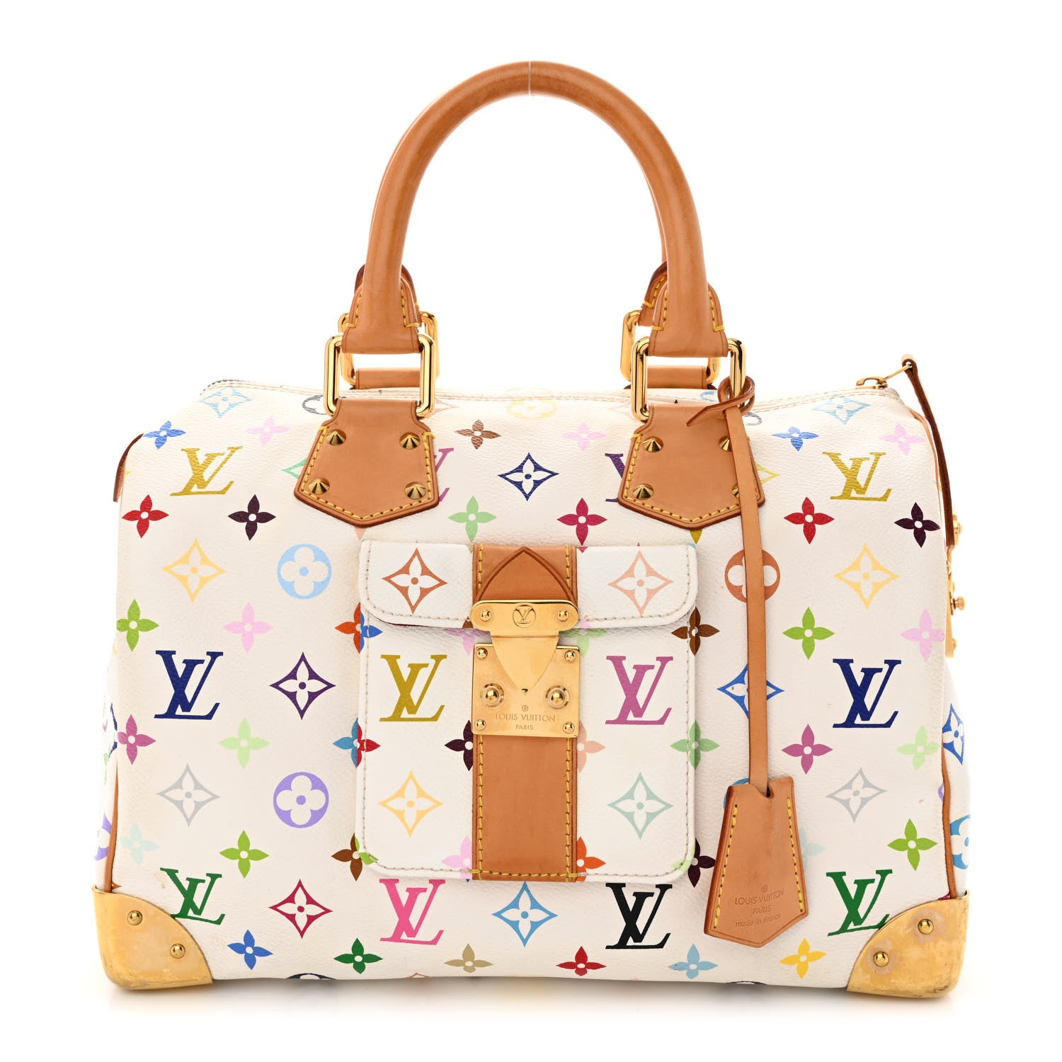 Louis Vuitton Monogram Multicolor Speedy 30 White 1 of 14