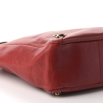 Gucci Calfskin Small Abbey Tote Red 6 of 11