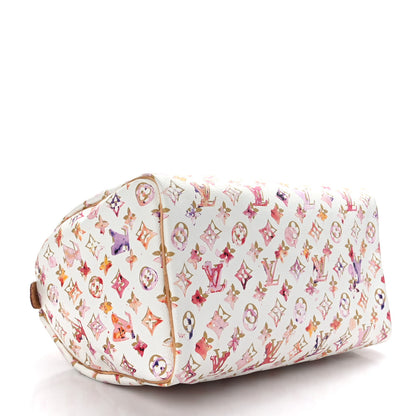 Louis Vuitton Watercolor Aquarelle Speedy 35 White 4 of 12