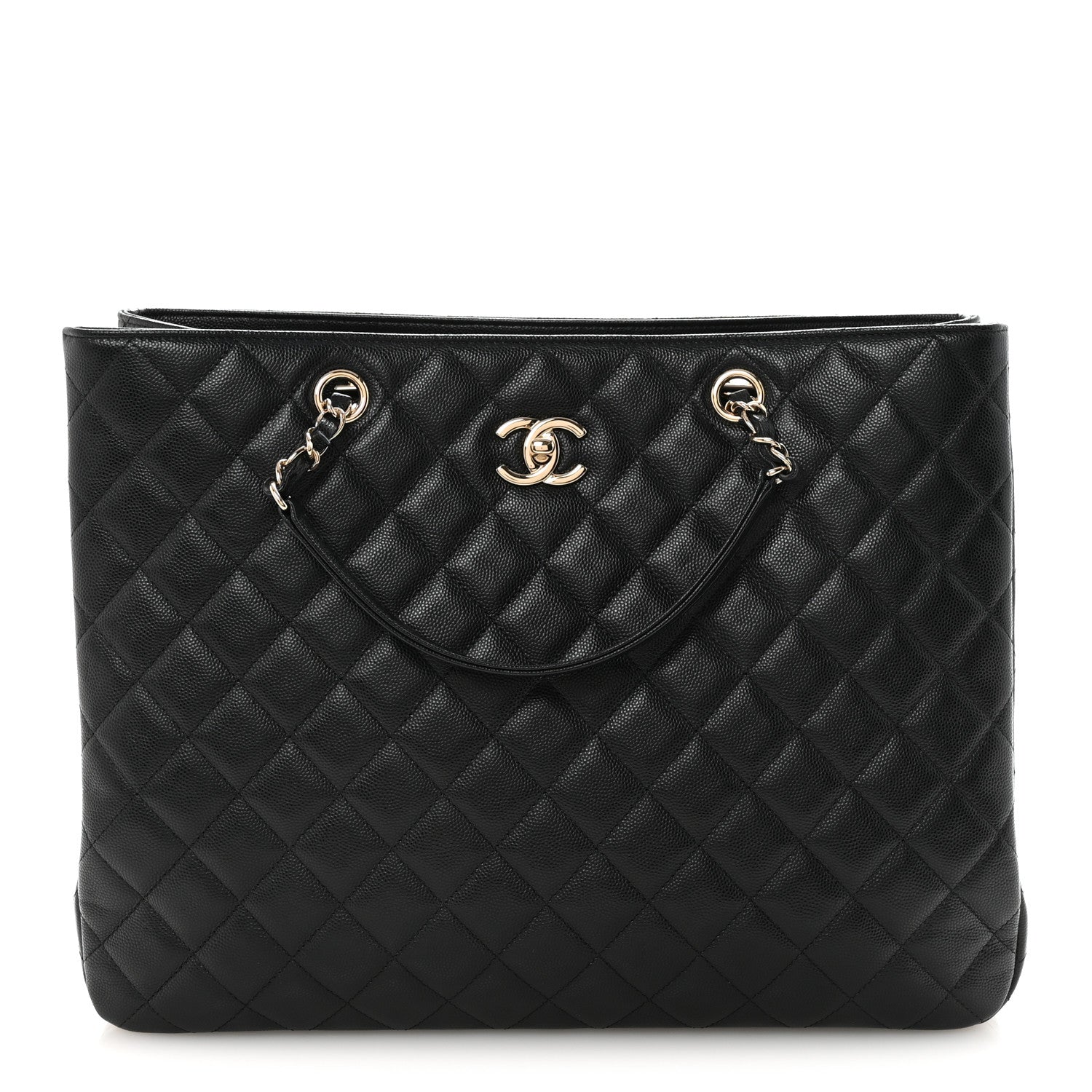 Chanel Caviar Quilted Large Shopping Tote Black 1 of 10