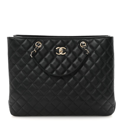 Chanel Caviar Quilted Large Shopping Tote Black 1 of 10