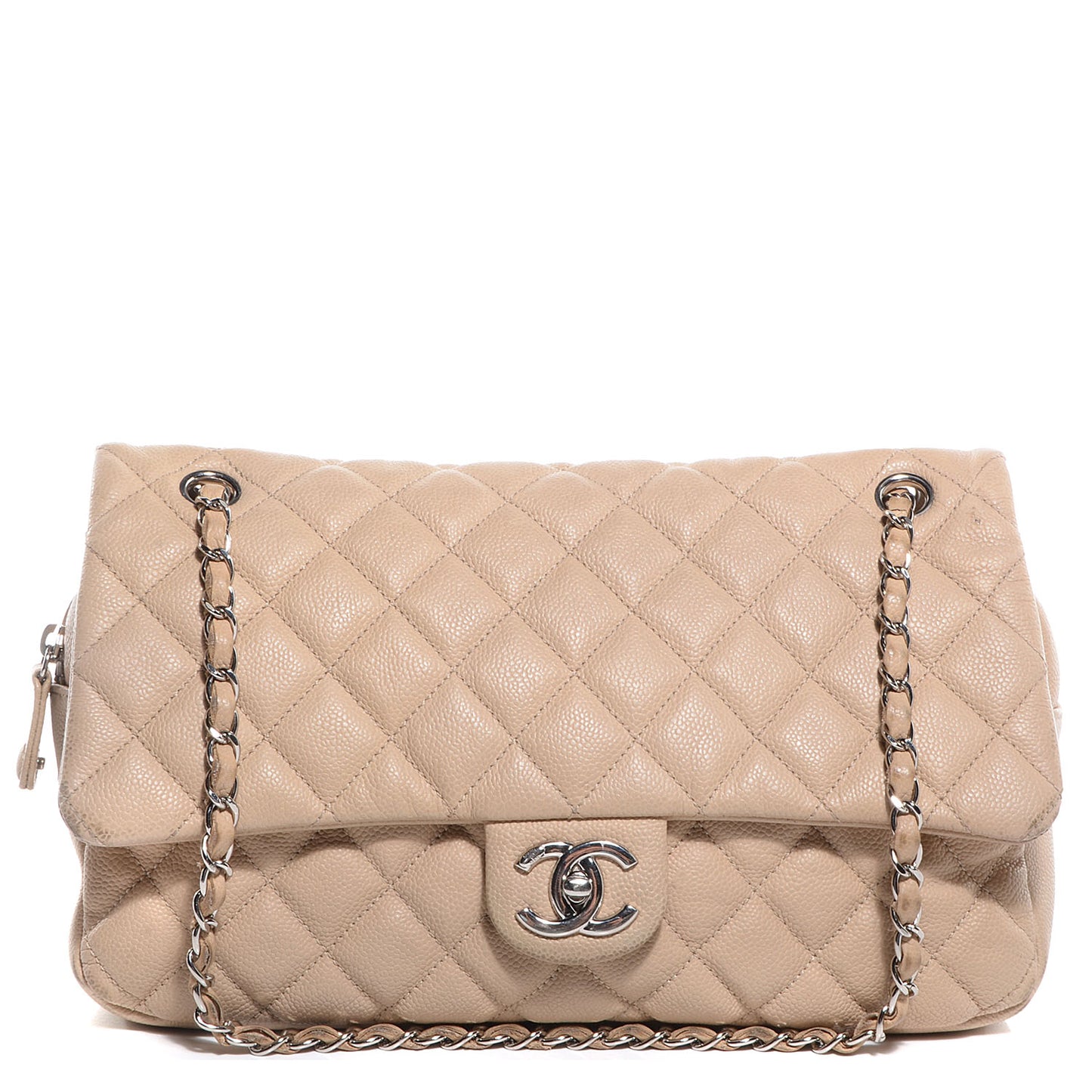 Easy Caviar Jumbo Flap Beige
