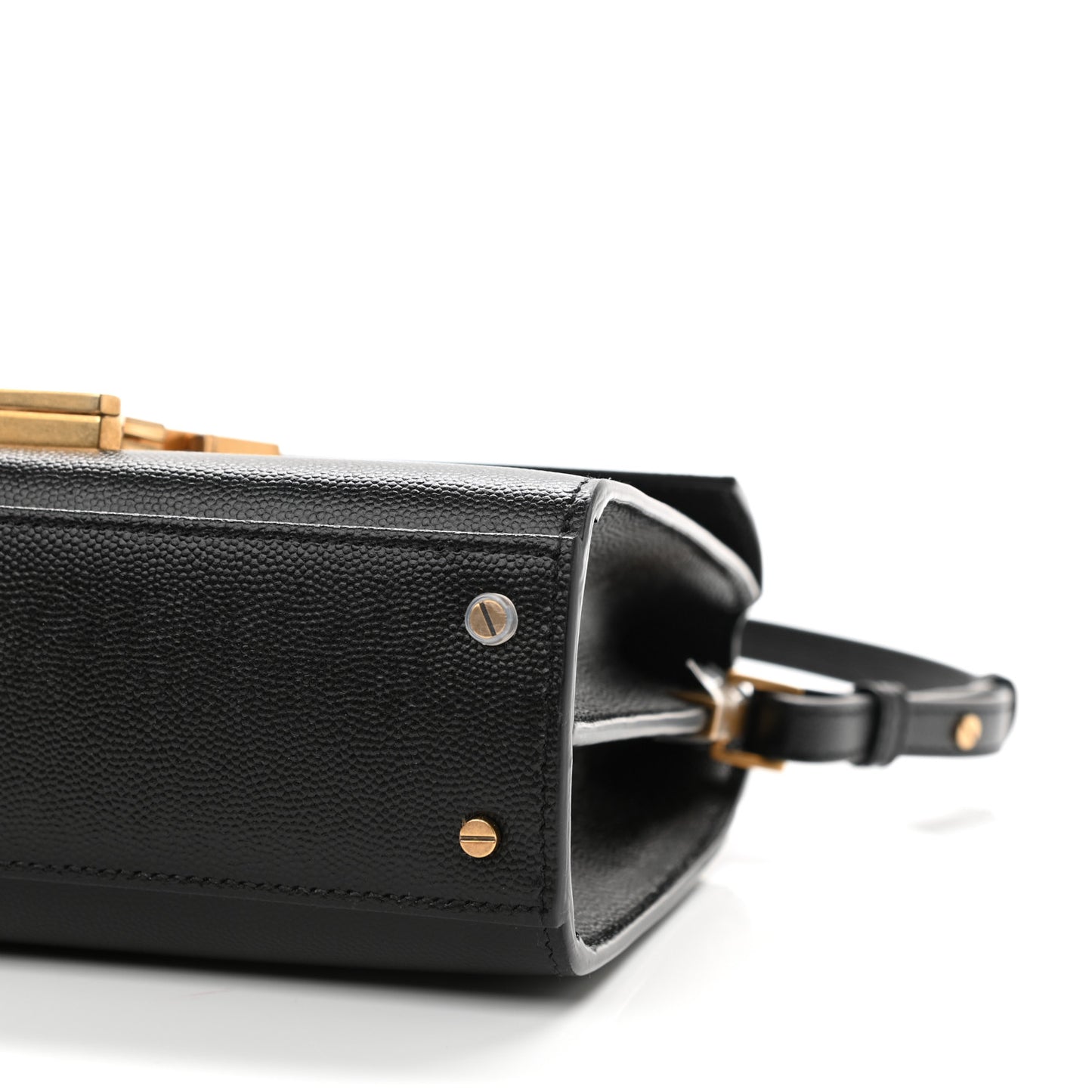 Grain de Poudre Mini Classic Monogram Cassandra Top Handle Black