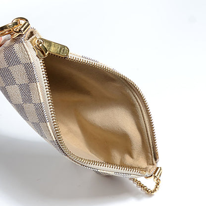 Louis Vuitton Damier Azur Pochette Milla MM 5 of 7
