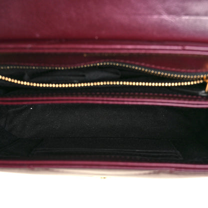 Saint Laurent Calfskin Y Quilted Monogram Toy Loulou Monogram Crossbody Bag Rouge Legion 4 of 9