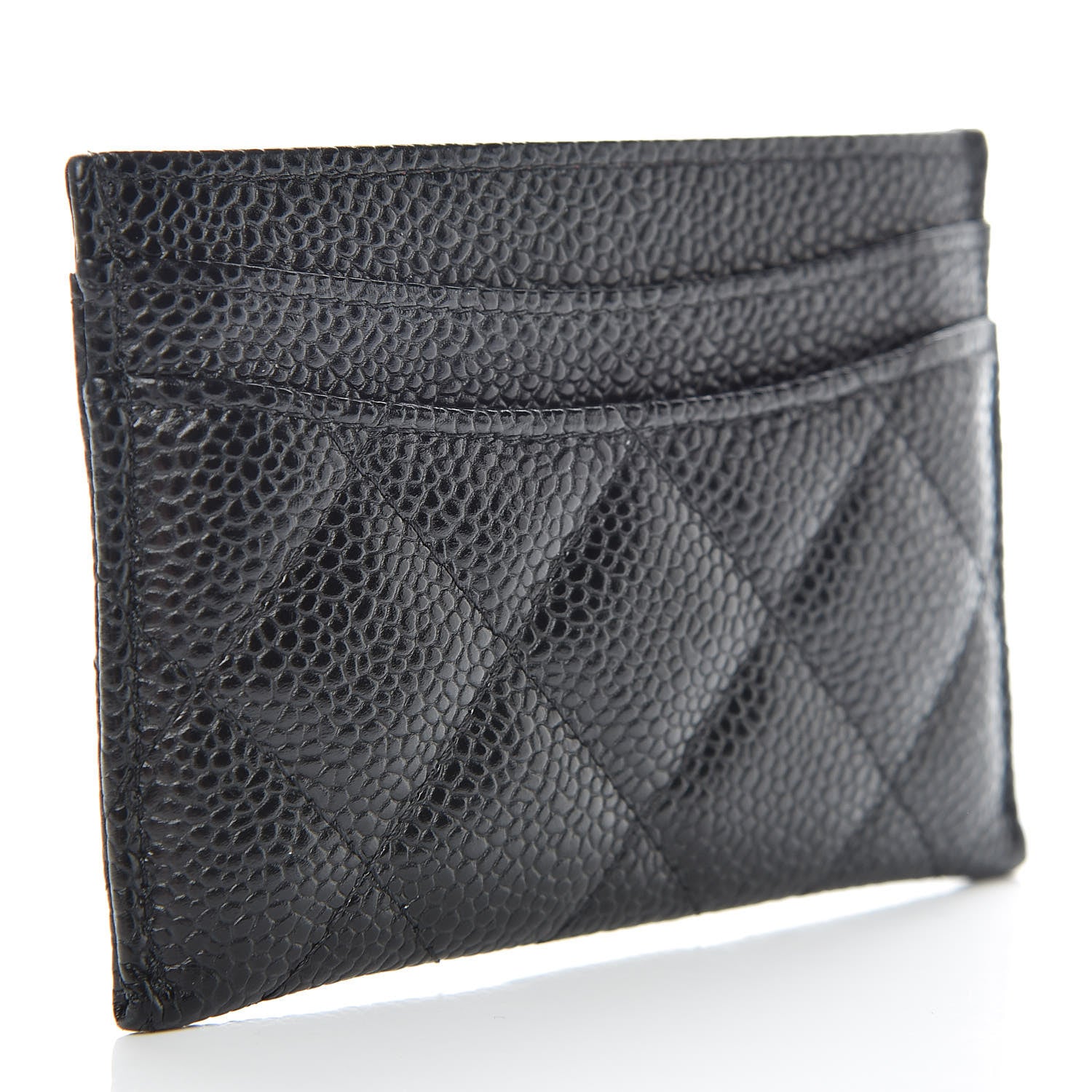 Chanel Caviar Quilted Card Holder Black 3 of 9
