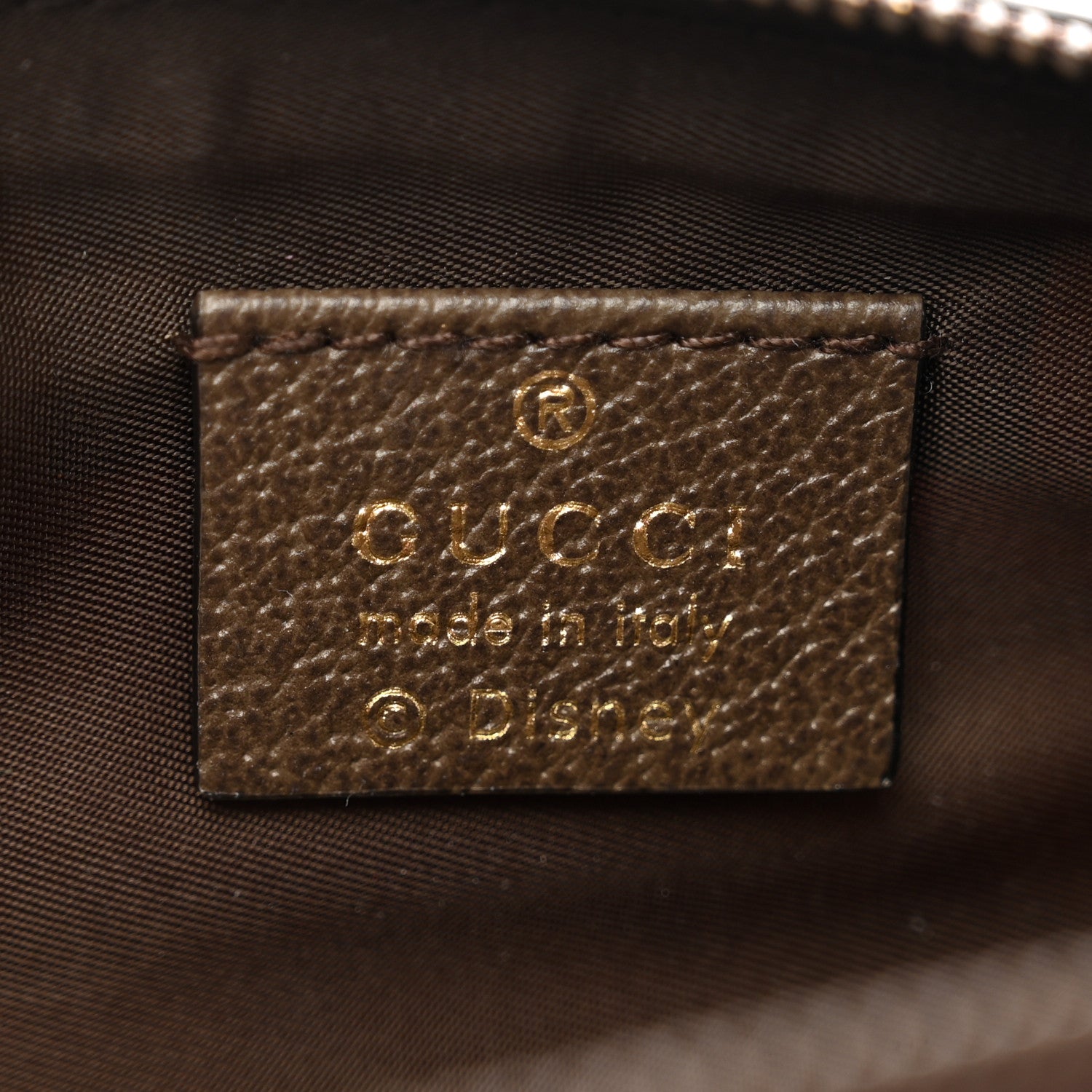 Gucci X DISNEY GG Supreme Monogram Donald Duck Pencil Case Beige Ebony 7 of 8