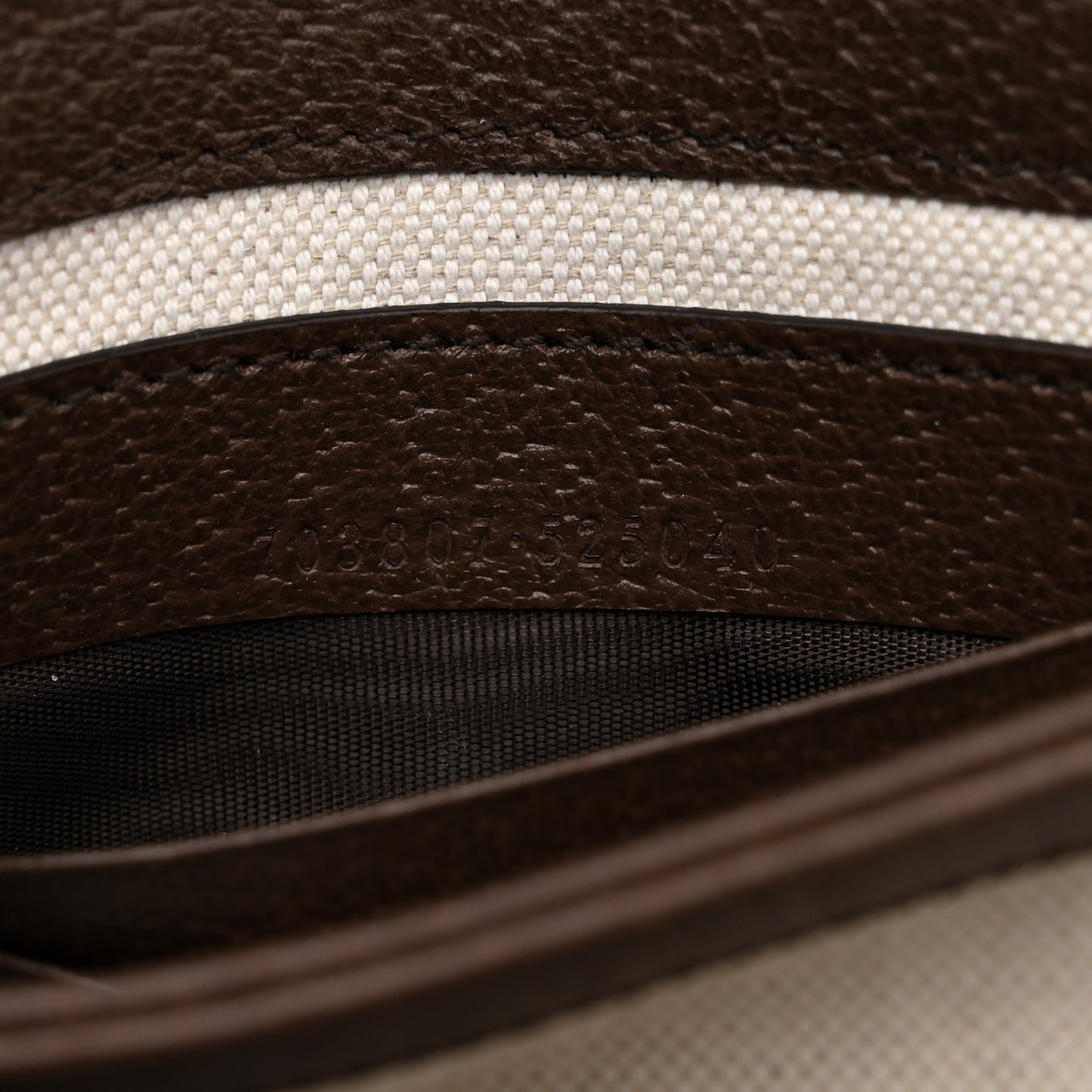 GG Supreme Monogram Textured Dollar Calfskin Blondie Belt Bag 75 30 Beige Ebony New Acero