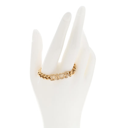 Christian Dior Metal Crystal Dio(r)evolution Bracelet Gold 2 of 4