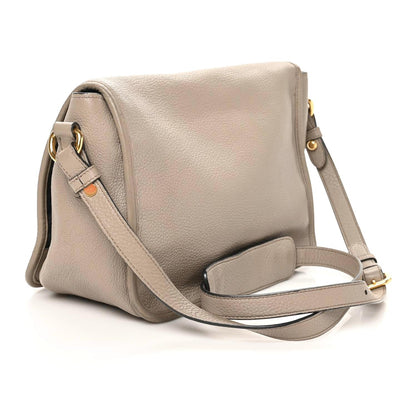 Prada Vitello Daino Flap Crossbody Argilla 3 of 9