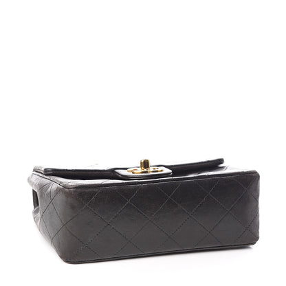 Chanel Lambskin Quilted Mini Square Flap Bag Black 4 of 14