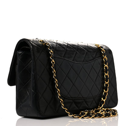 Chanel Lambskin Quilted Medium Double Flap Black 3 of 11