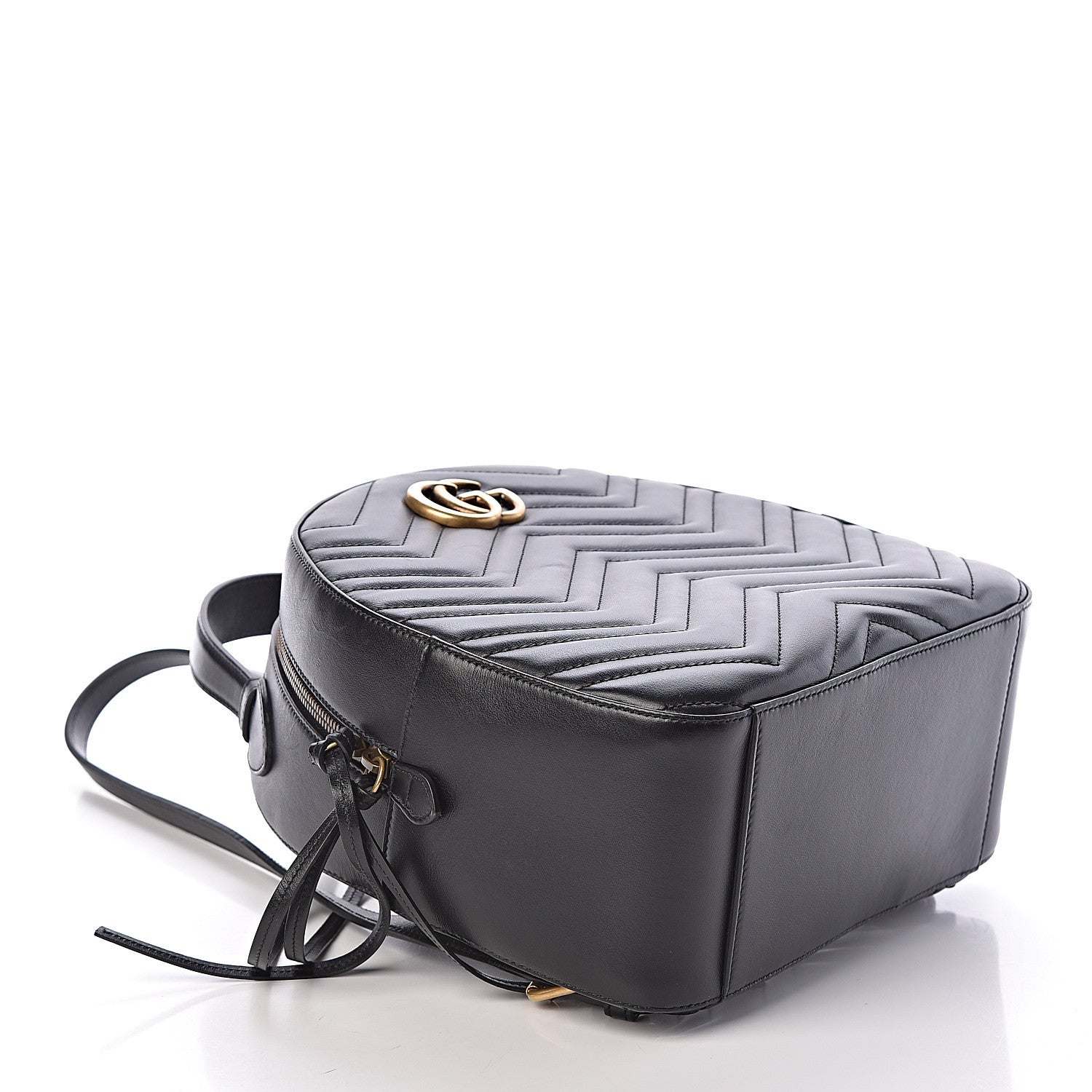 Gucci Calfskin Matelasse GG Marmont Backpack Black 4 of 10