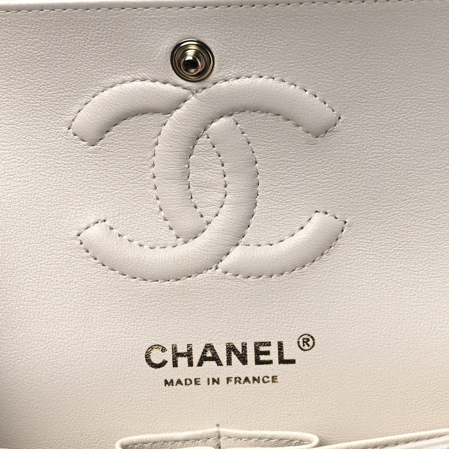 Chanel Caviar Quilted Small Double Flap White 5 of 12