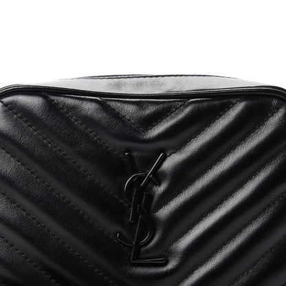 Saint Laurent Calfskin Matelasse Monogram Lou Belt Bag Black 10 of 11