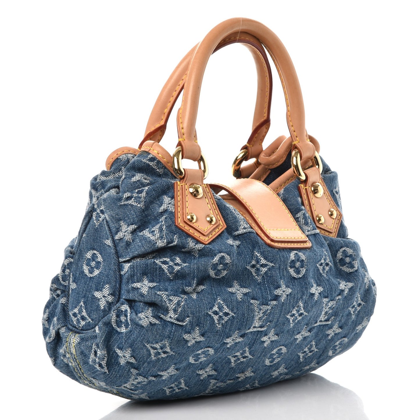 Monogram Denim Pleaty Blue