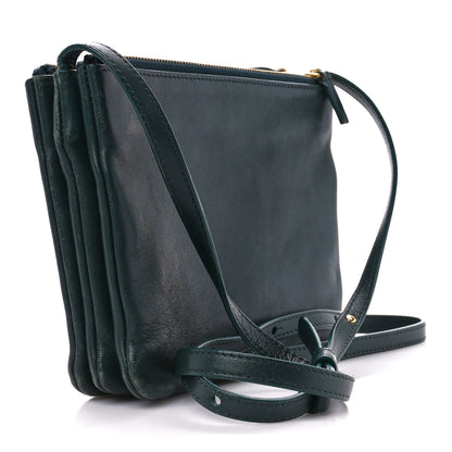Celine Lambskin Small Trio Crossbody Bag Amazone 3 of 17