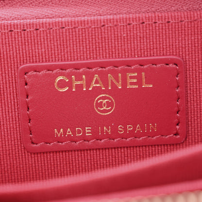 Chanel Caviar Quilted Zip Coin Purse Fuchsia 6 of 9