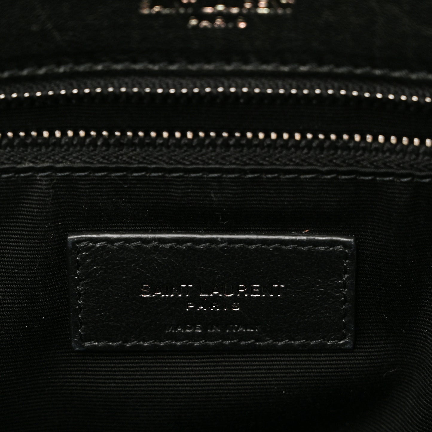 Grained Lambskin Monogram Medium Niki Chain Satchel Black
