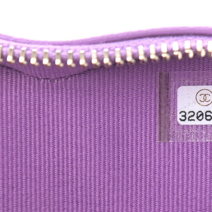 Chanel Lambskin Quilted CC In Love Heart Clutch With Chain Purple 7 of 11