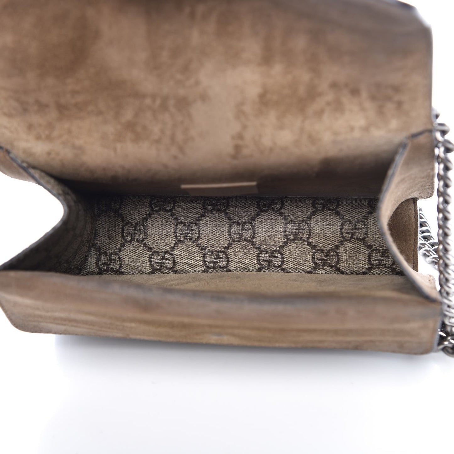 GG Supreme Monogram Mini Dionysus Shoulder Bag Taupe