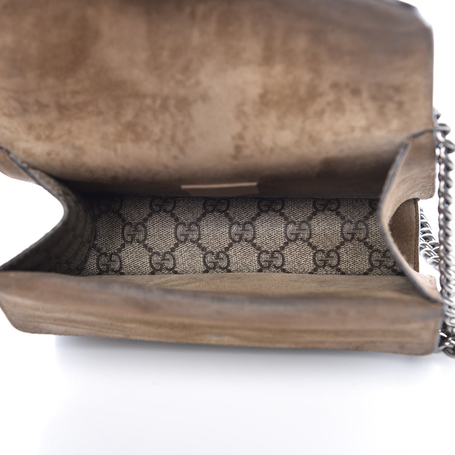 Gucci GG Supreme Monogram Mini Dionysus Shoulder Bag Taupe 5 of 9