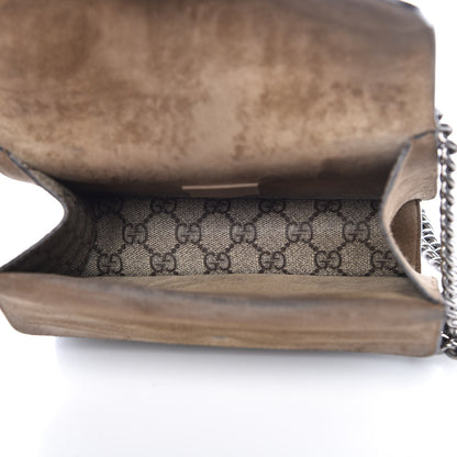 Gucci GG Supreme Monogram Mini Dionysus Shoulder Bag Taupe 5 of 9