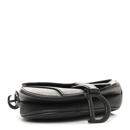 Christian Dior Ultra Matte Calfskin Mini Saddle Bag Black 4 of 10