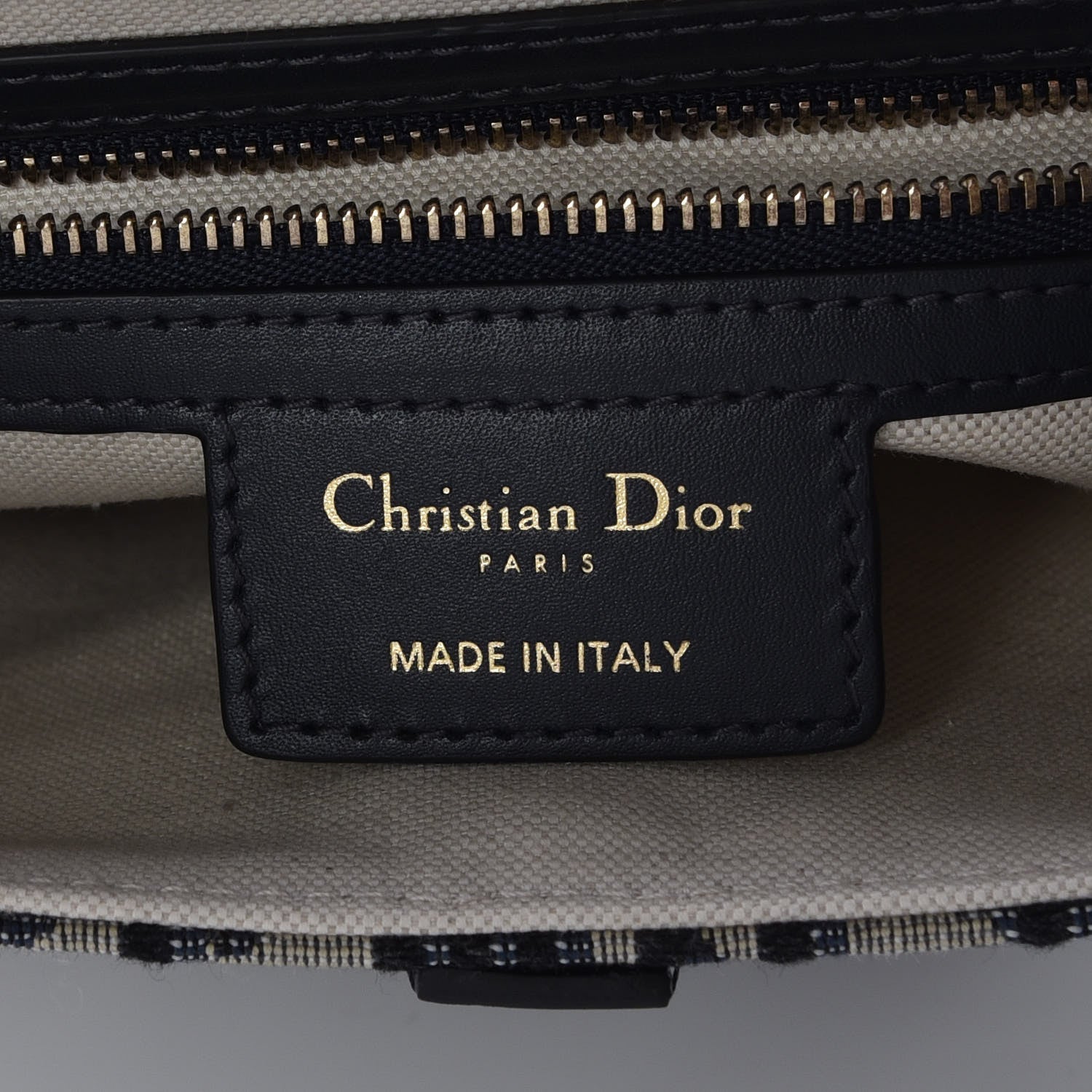 Christian Dior Oblique Saddle Bag Blue 6 of 8
