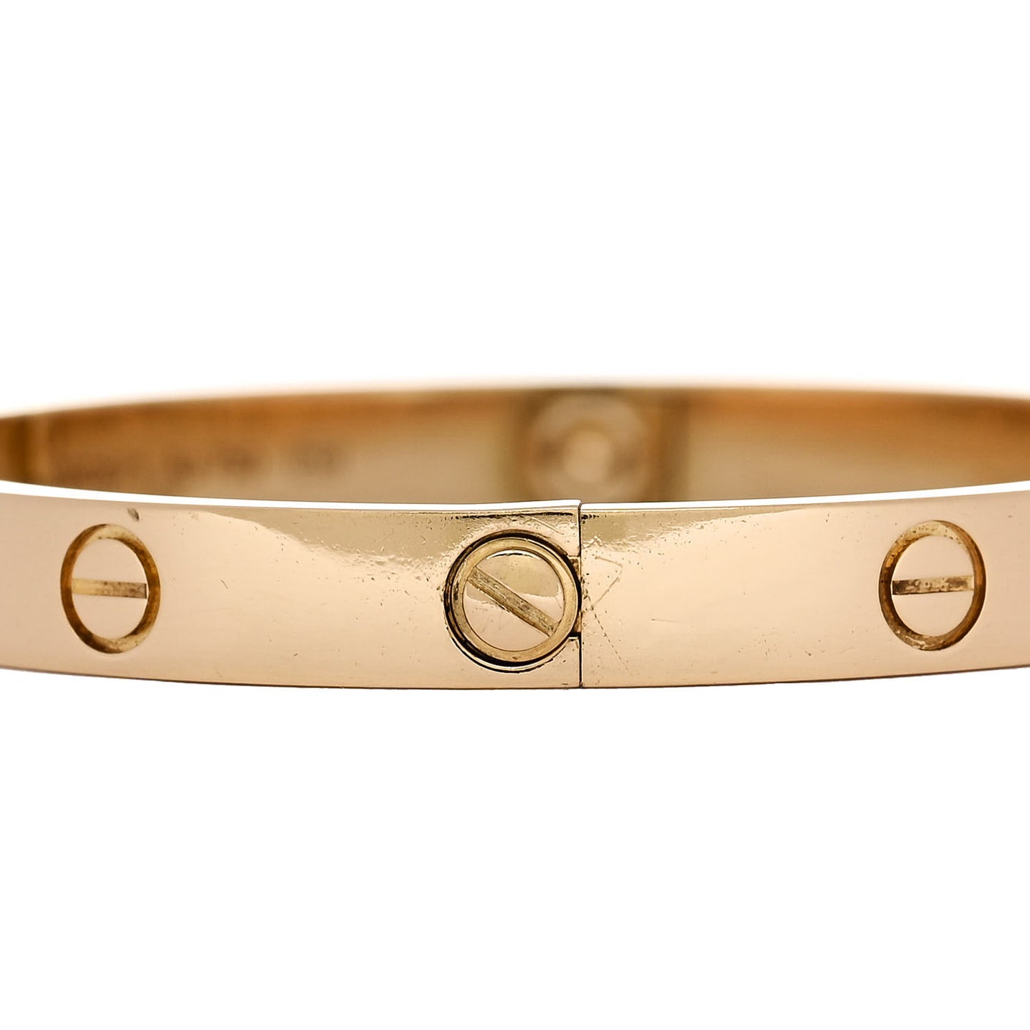 18K Yellow Gold LOVE Bracelet 17
