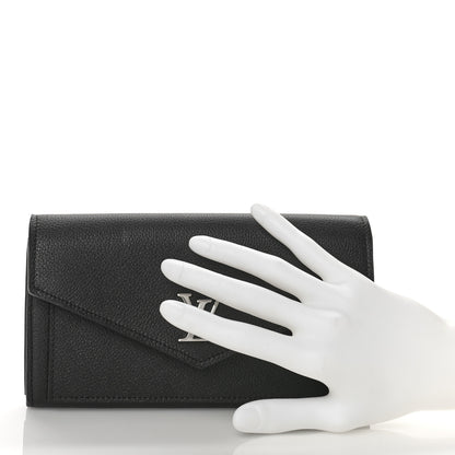 Louis Vuitton Soft Calfskin My Lockme Wallet Black 2 of 8