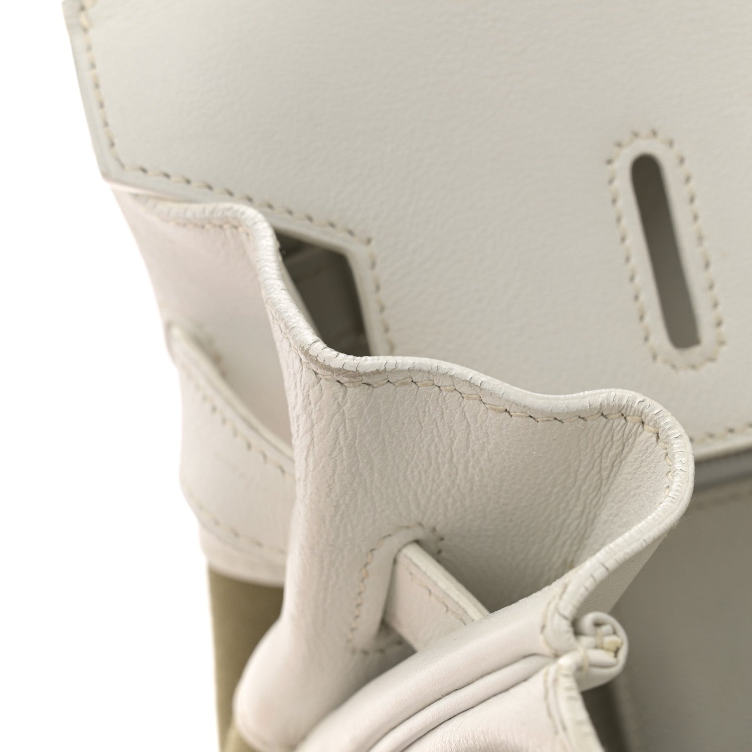 Hermes Swift Toile Birkin 35 White Vert Miliatire 13 of 20