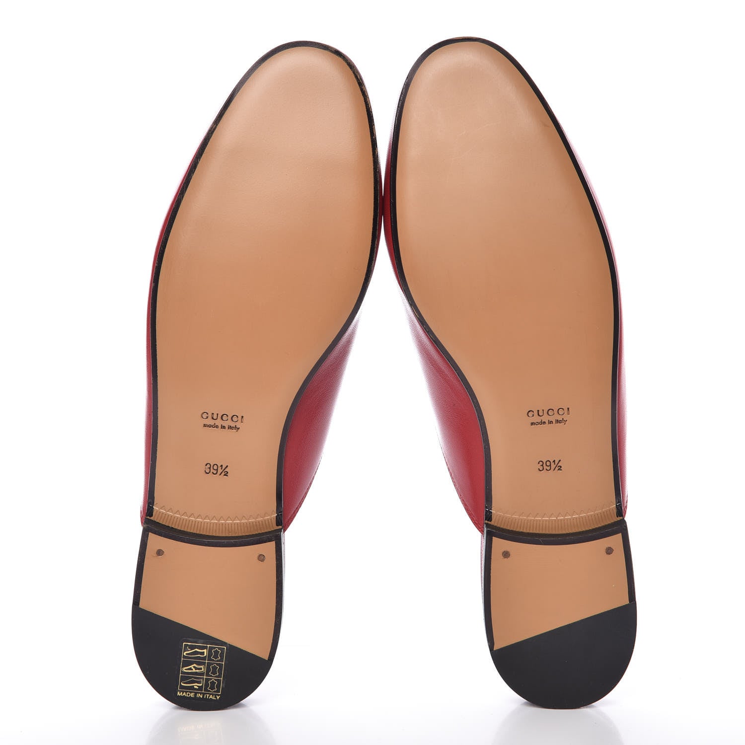 Gucci Malaga Kid Womens Princetown Slippers 39.5 Hibiscus Red 5 of 9