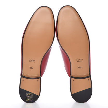 Gucci Malaga Kid Womens Princetown Slippers 39.5 Hibiscus Red 5 of 9