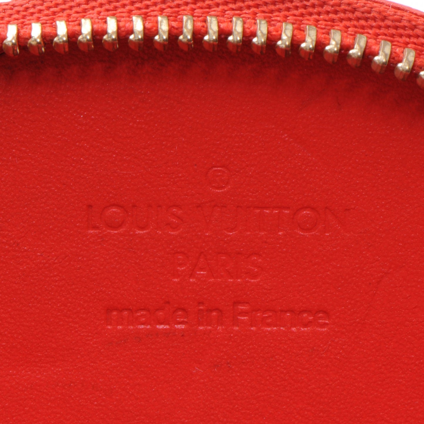 Vernis Roses Chapeau Coin Purse Orange Sunset