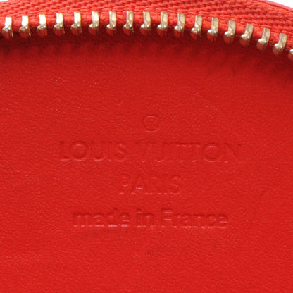 Louis Vuitton Vernis Roses Chapeau Coin Purse Orange Sunset 7 of 8