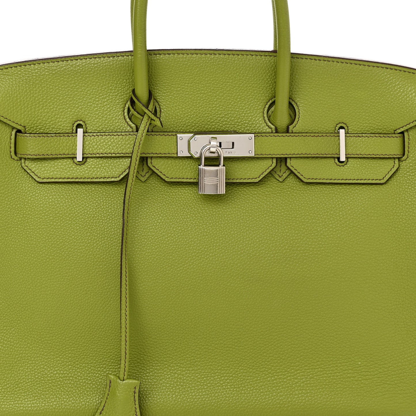 Togo Birkin 35 Vert Anis