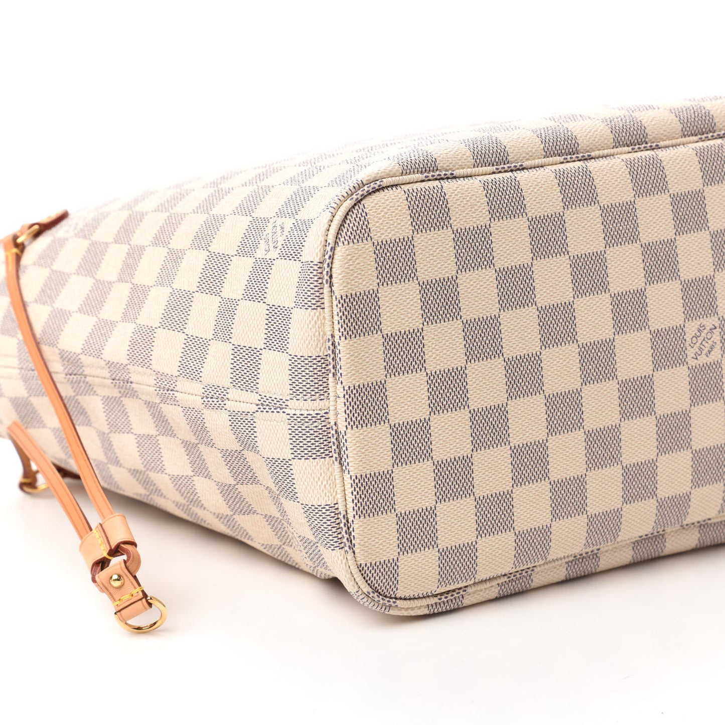 Damier Azur Neo Neverfull MM Rose Ballerine