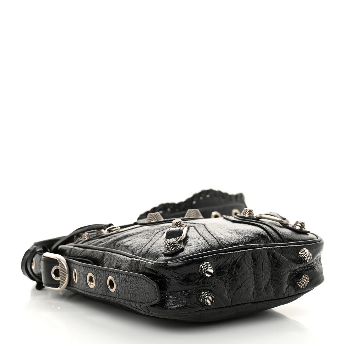 Agneau Arena Le Cagole Crossbody Bag Black