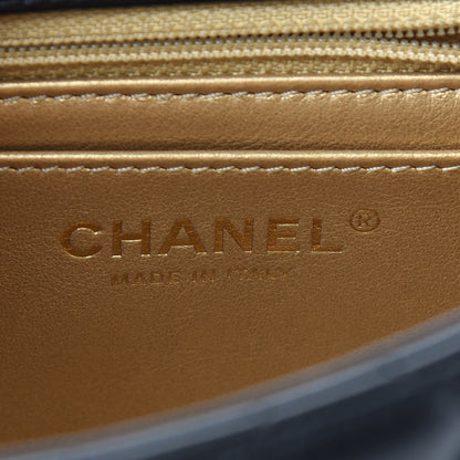 Chanel Lambskin Quilted Mini Pearl Crush Flap Black 6 of 9