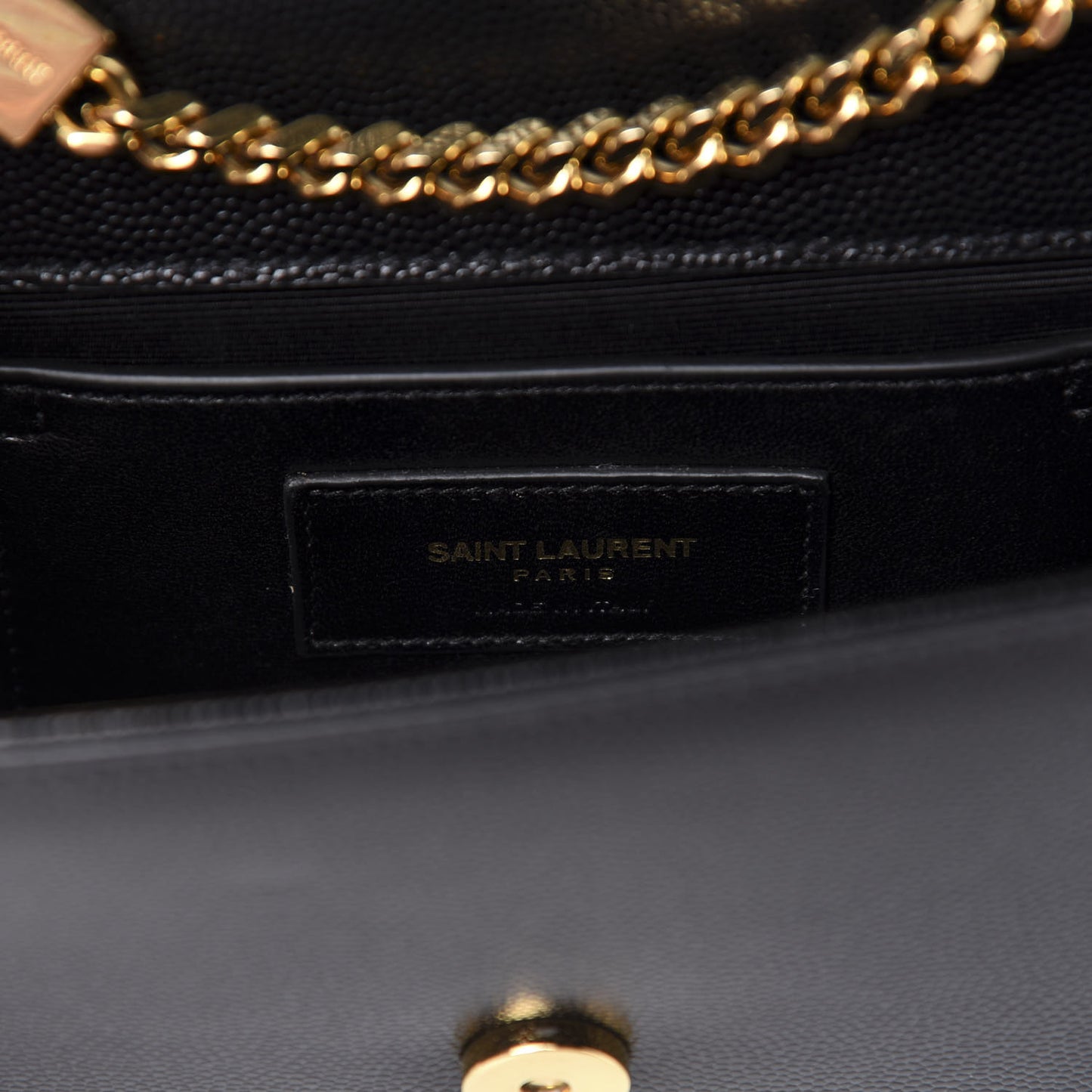 Grain De Poudre Small Monogram Kate Satchel Black