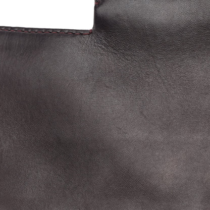 Chanel Lambskin Quilted Jumbo Coco Loop Flap Burgundy 11 of 14