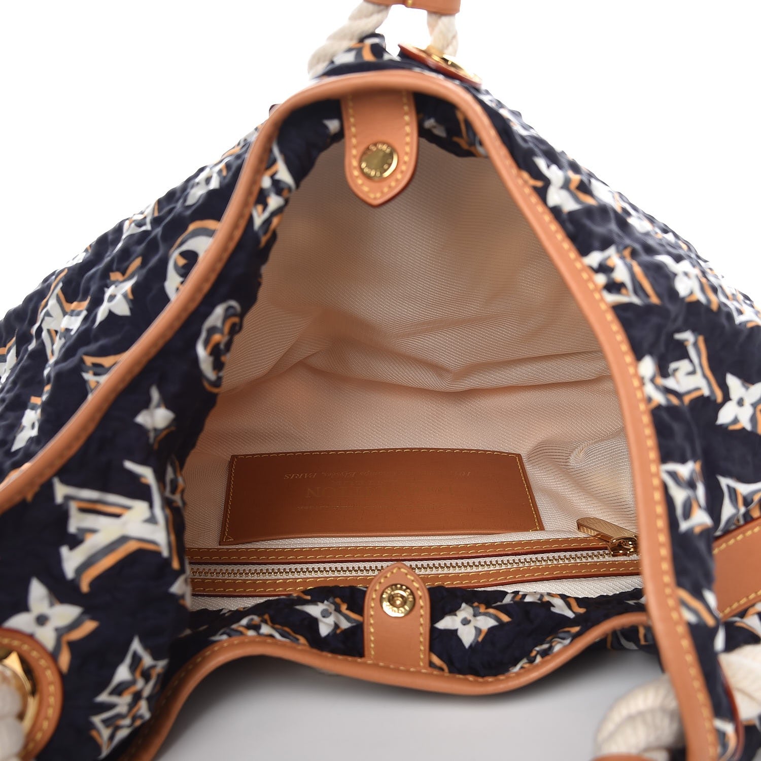 Louis Vuitton Canvas Monogram Cruise Bulles MM Navy 5 of 8