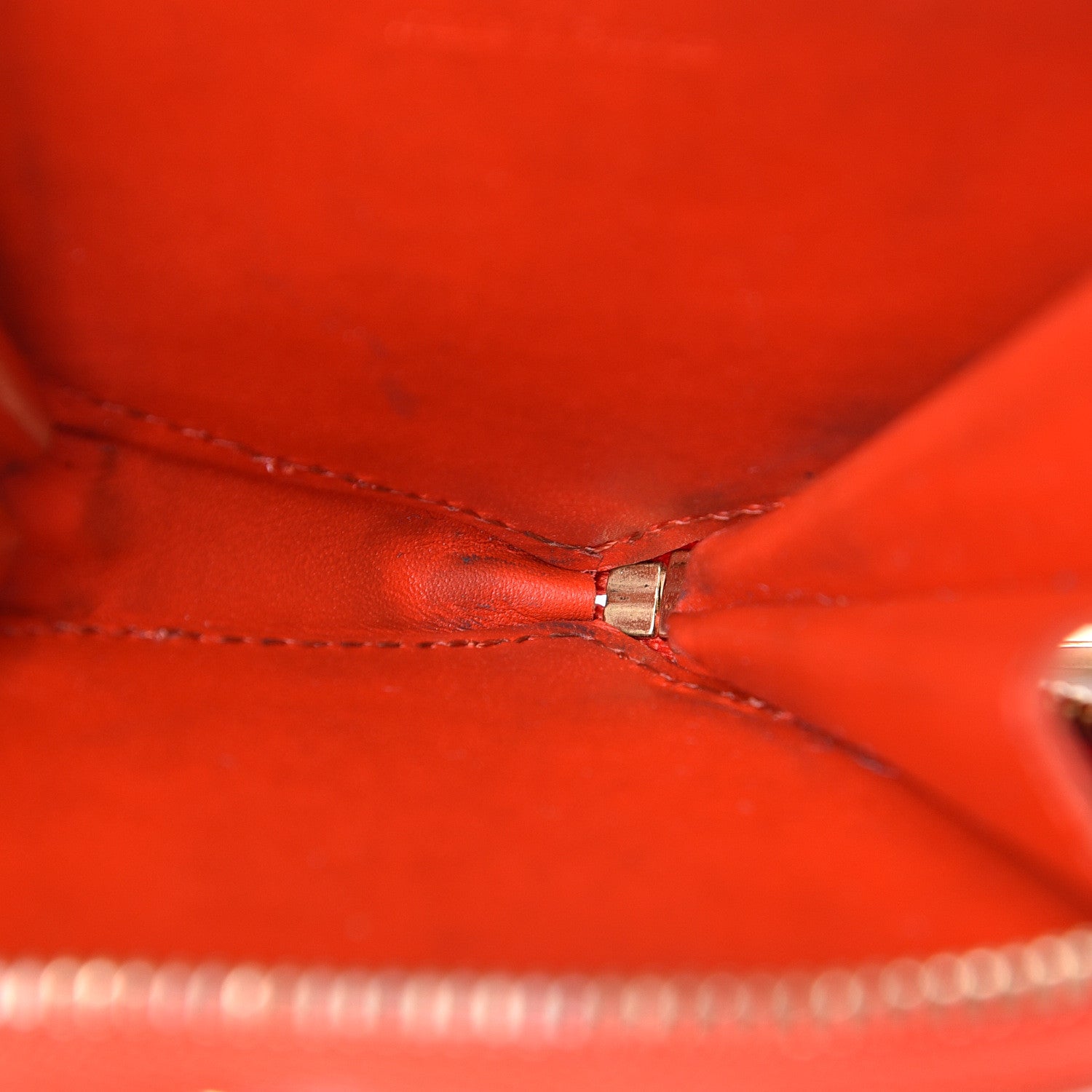 Louis Vuitton Vernis Heart Coin Purse Orange Sunset 8 of 11