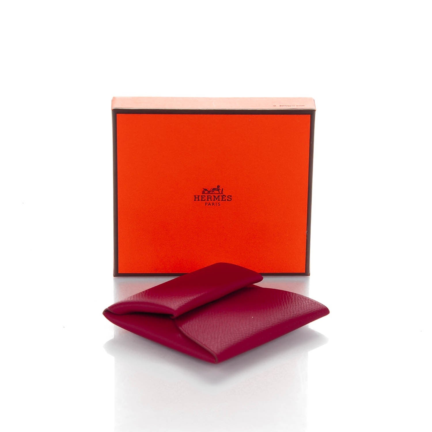 Hermes Epsom Bastia Coin Purse Rubis 4 of 7