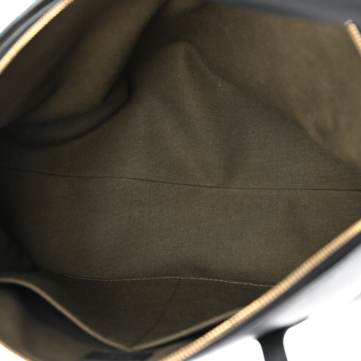 Grained Calfskin Low Key Duffle Tote Black
