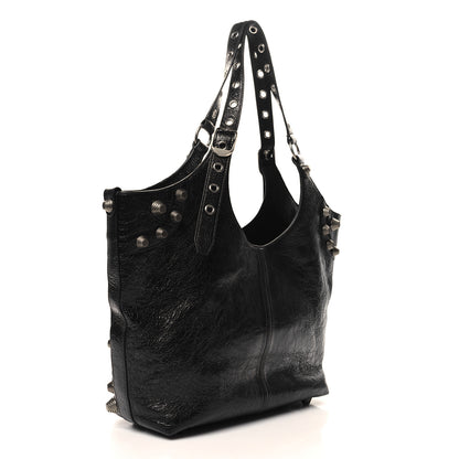 Balenciaga Agneau Arena Medium Le Cagole Carry All Bag Black 3 of 10