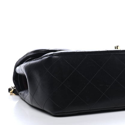 Chanel Lambskin Quilted Jumbo Double Flap Black 8 of 9