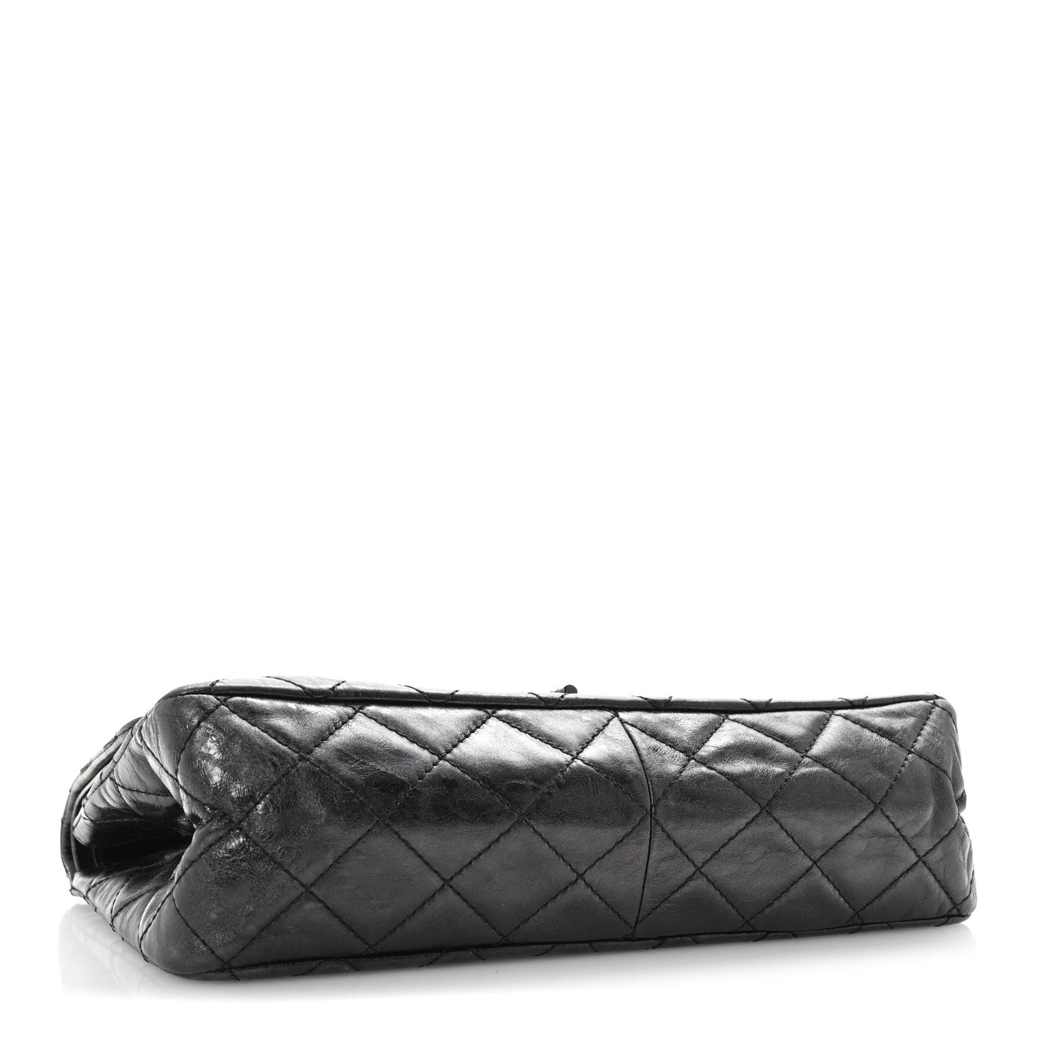 Chanel Metallic Aged Calfskin Quilted 2.55 Reissue 227 Flap So Black 4 of 10